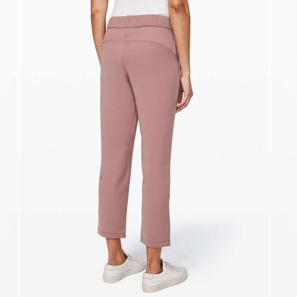Lululemon Keep Moving Pant Full Length Red Dust Size 14 - Picture 3 of 13